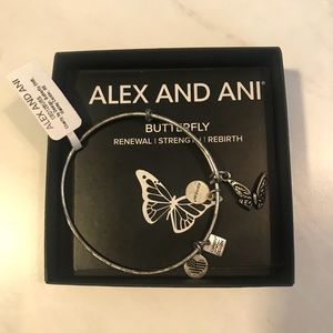 NWT Alex & Ani butterfly bracelet